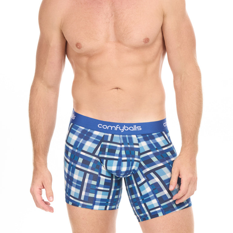 Long BOMULD Blue Checkered