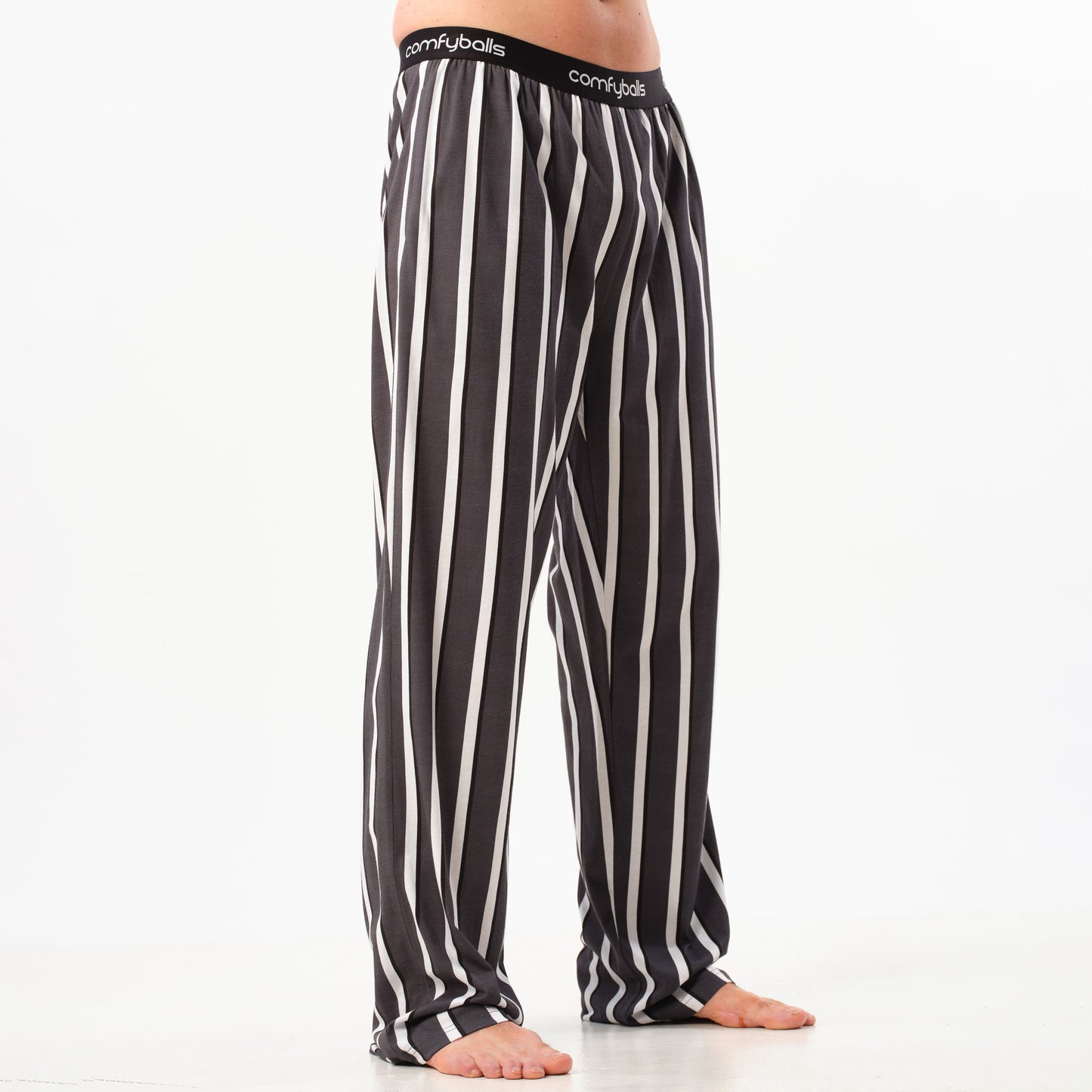 Comfy Pyjama Pants Grey Stribe