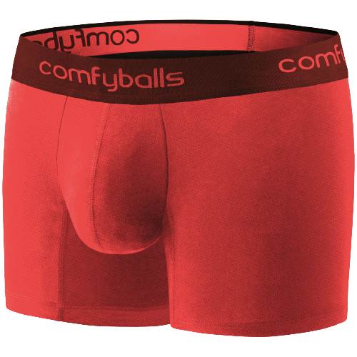 Long PERFORMANCE "SL" Plasma Red Comfyballs boxers side